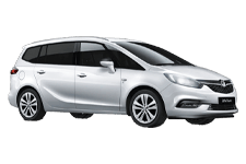 Car Hire Normanton - Vauxhall Zafira 7-Seater - Minibus hire Normanton